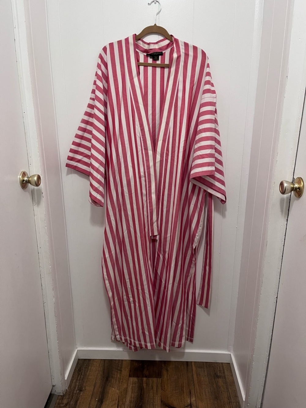 Vintage Donna Karan Striped Robe